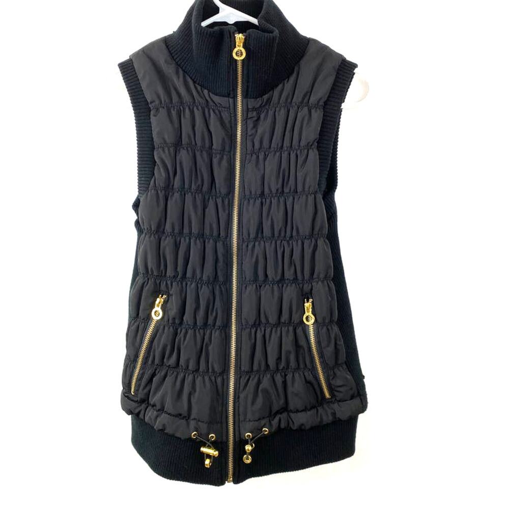 Calvin Klein Performance Vest Black Quilted Zip Up Women's Small